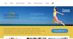 Desktop Screenshot of bertoomsverhuizingen.nl